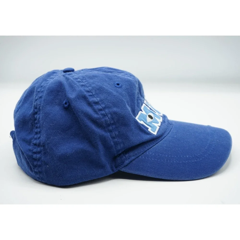 Disney Parks Monsters Inc University MU Adult Strapback Blue Baseball‎ Cap Hat